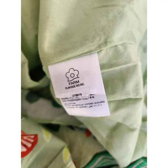 NWT Farm Rio Anthropologie Off-The-Shoulder Tiered Floral Midi Dress XS #9G423 - Picture 9 of 11